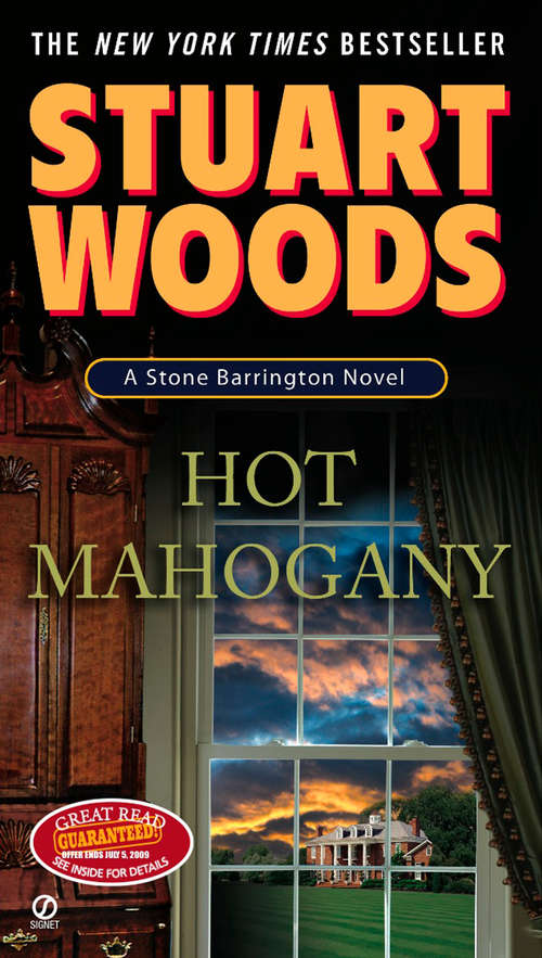 Book cover of Hot Mahogany (A Stone Barrington Novel #15)