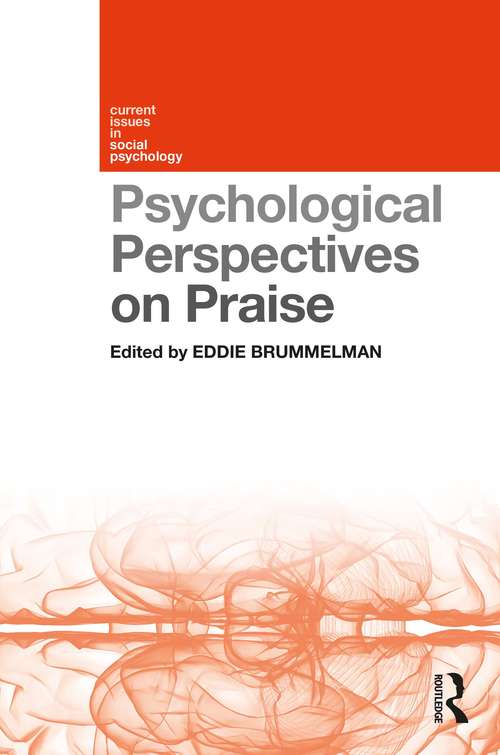 Book cover of Psychological Perspectives on Praise