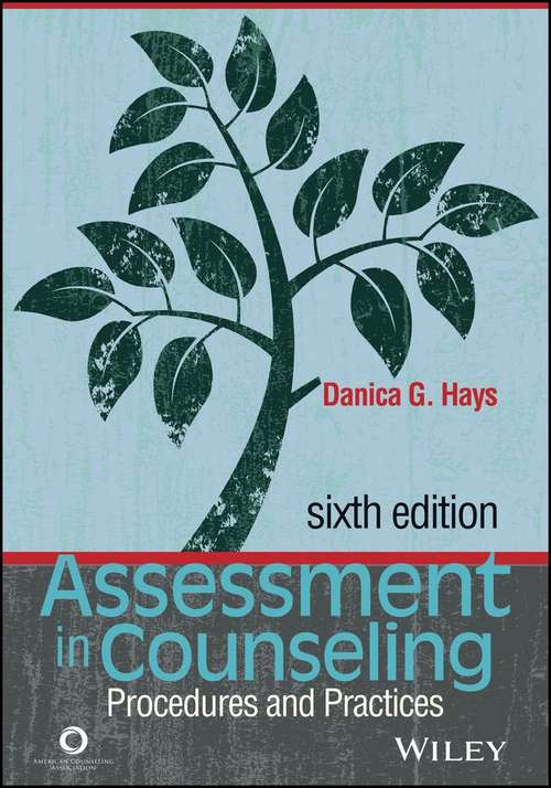 Book cover of Assessment In Counseling: Procedures and Practices
