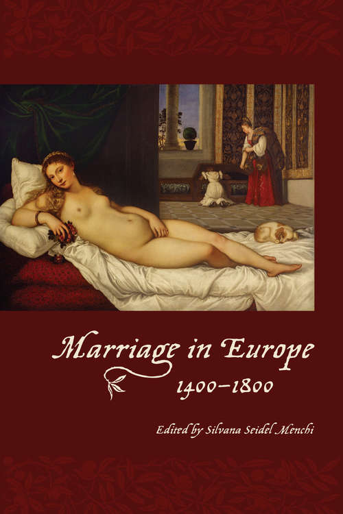 Book cover of Marriage in Europe, 1400-1800
