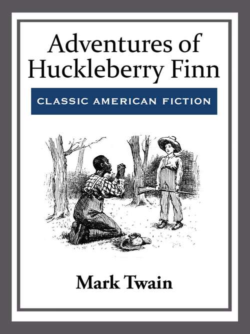 Book cover of Adventures of Huckleberry Finn