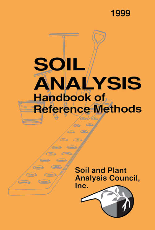 Book cover of Soil Analysis Handbook of Reference Methods