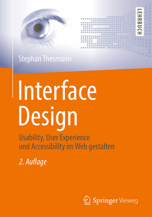 Book cover of Interface Design