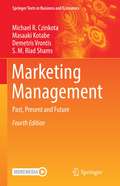 Marketing Management: Past, Present and Future (Springer Texts in Business and Economics)