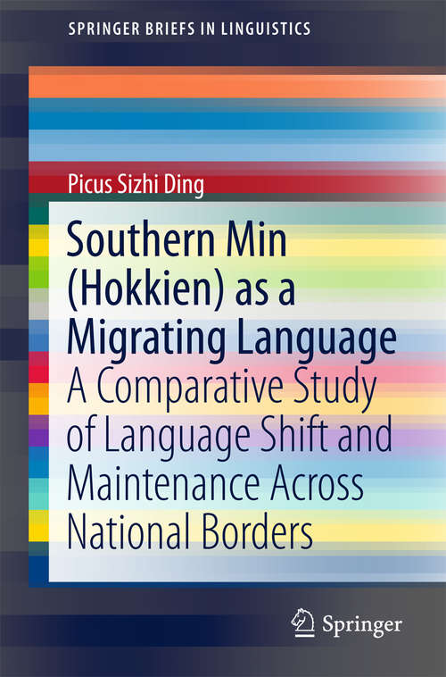 Book cover of Southern Min (Hokkien) as a Migrating Language