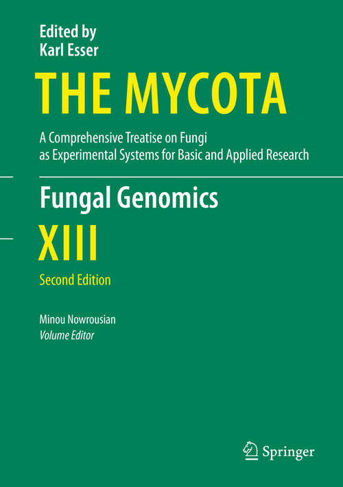 Book cover of Fungal Genomics