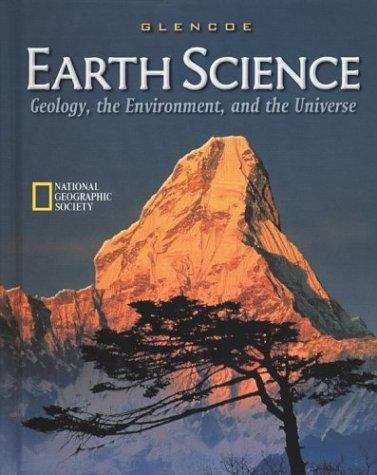 Book cover of Glencoe Earth Science: Geology, the Environment, and the Universe
