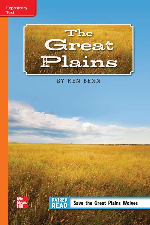 Book cover of The Great Plains [Approaching Level, Grade 5]