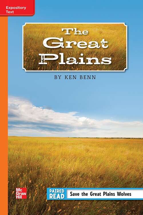 Book cover of The Great Plains [Approaching Level, Grade 5]