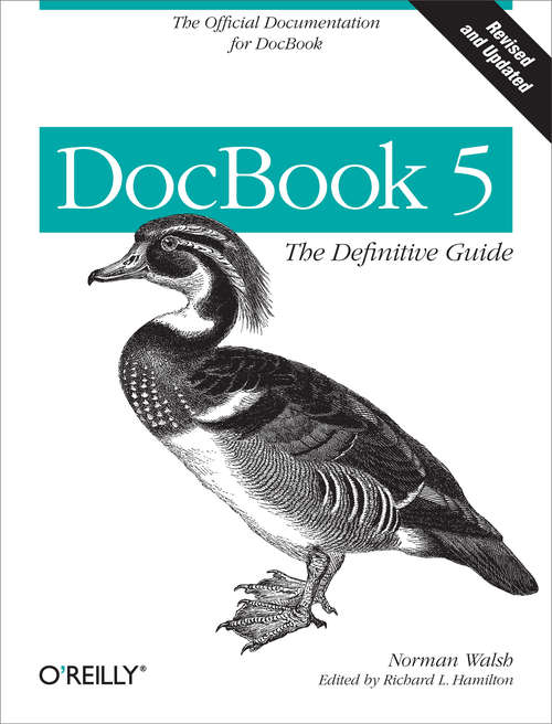 Book cover of DocBook 5: The Definitive Guide