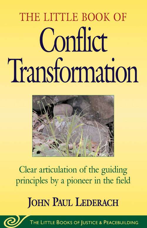 Book cover of Little Book of Conflict Transformation