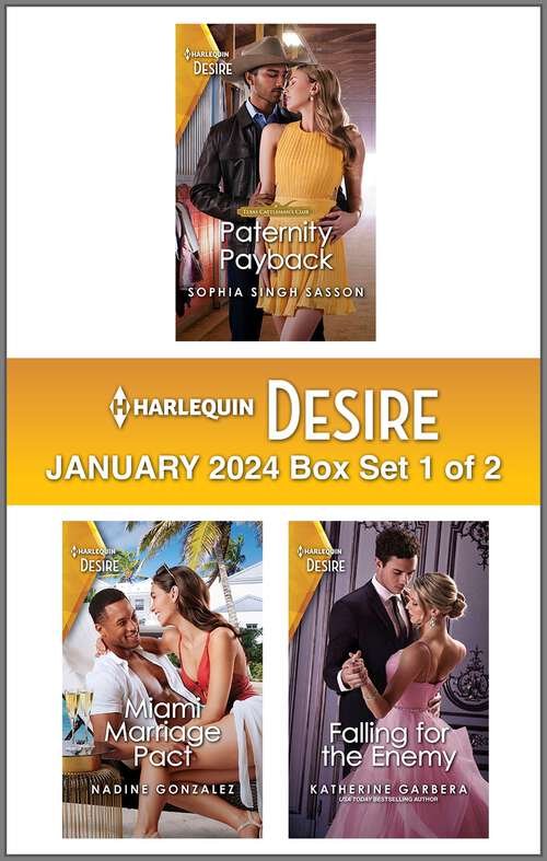 Book cover of Harlequin Desire January 2024 - Box Set 1 of 2 (Original)
