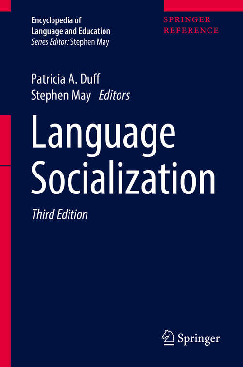 Book cover of Language Socialization