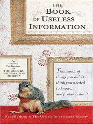 Book cover of The Book of Useless Information