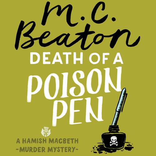Book cover of Death of a Poison Pen (Hamish Macbeth #86)