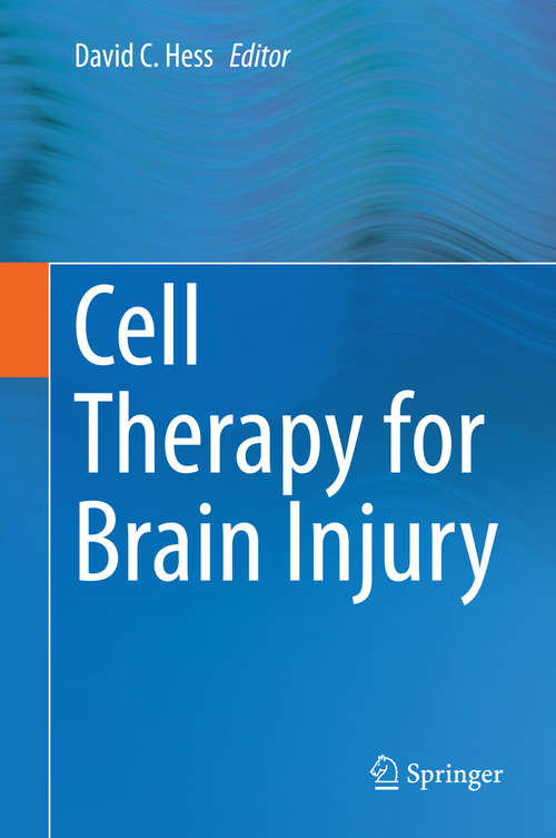 Book cover of Cell Therapy for Brain Injury