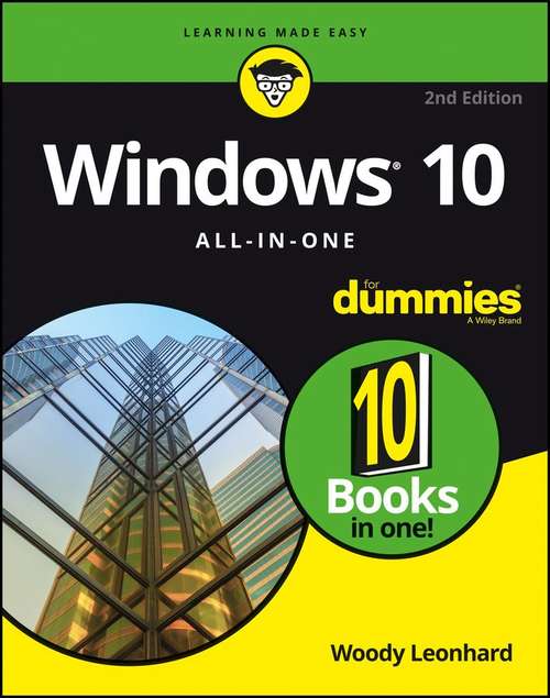 Book cover of Windows 10 All-in-One For Dummies