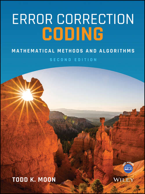 Book cover of Error Correction Coding: Mathematical Methods and Algorithms (2)