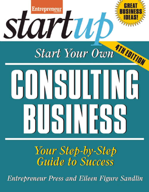 Book cover of Start Your Own Consulting Business