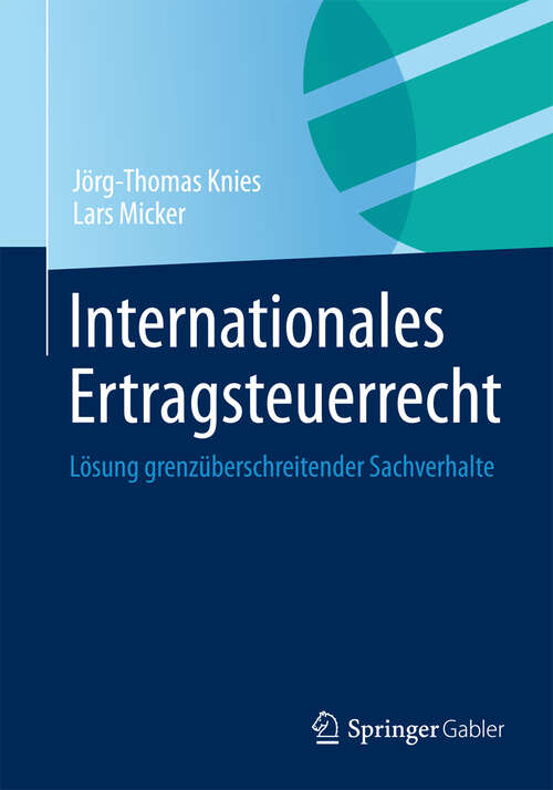 Book cover of Internationales Ertragsteuerrecht