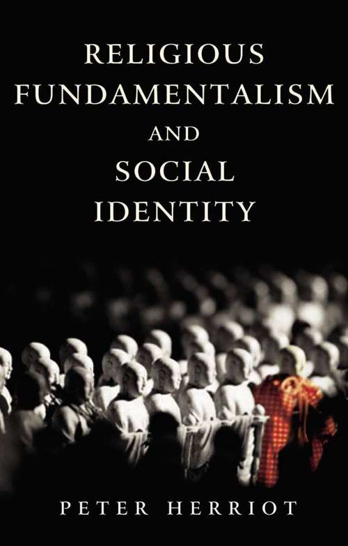 Book cover of Religious Fundamentalism and Social Identity