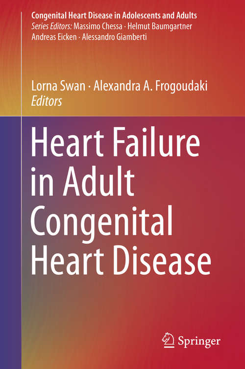 Book cover of Heart Failure in Adult Congenital Heart Disease (Congenital Heart Disease in Adolescents and Adults)