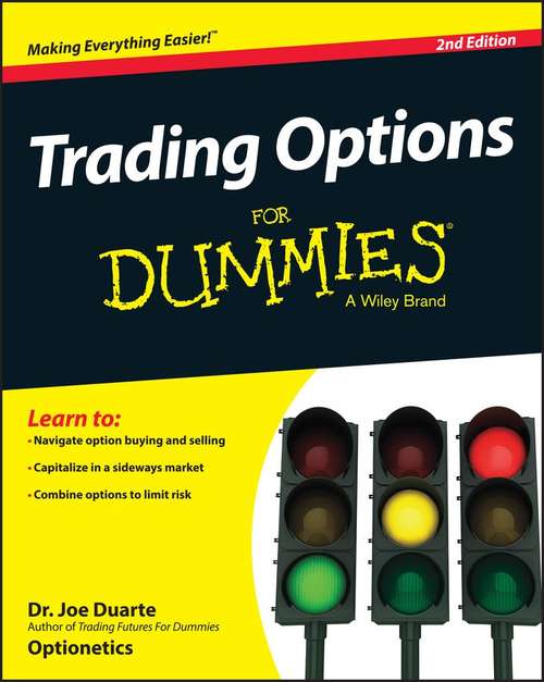 Book cover of Trading Options For Dummies