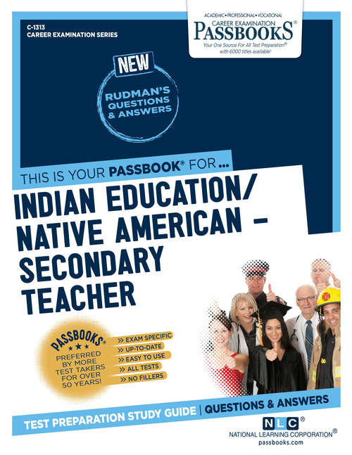 Book cover of Indian Education – Secondary Teacher: Passbooks Study Guide (Career Examination Series)