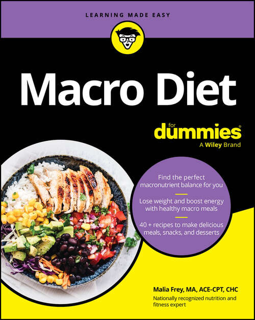 Book cover of Macro Diet For Dummies