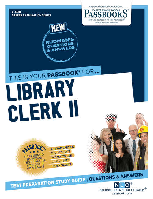 Book cover of Library Clerk II: Passbooks Study Guide (Career Examination Series)