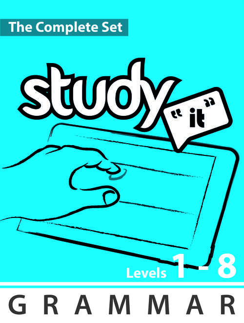 Book cover of Study It Grammar Levels 1-8: The Complete Set (Study It)