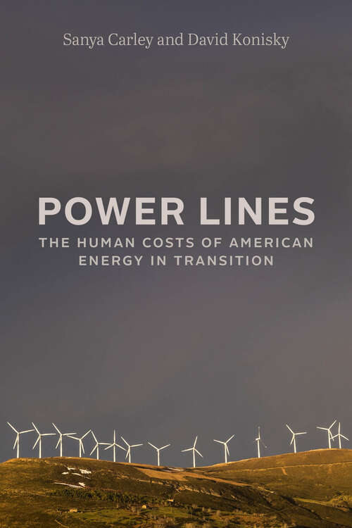 Book cover of Power Lines: The Human Costs of American Energy in Transition