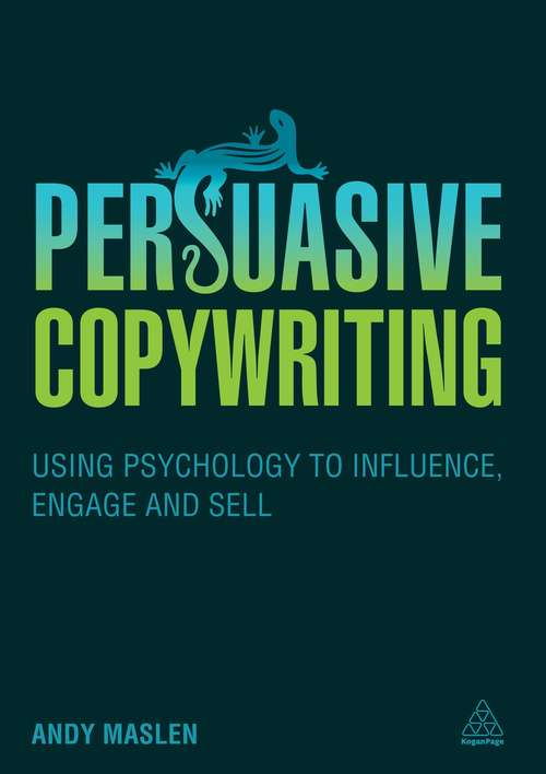 Book cover of Persuasive Copywriting
