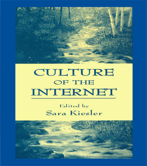 Book cover of Culture of the Internet