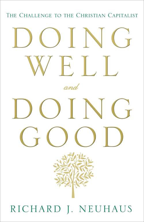 Book cover of Doing Well and Doing Good