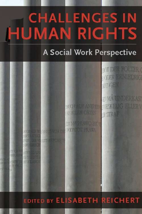 Book cover of Challenges in Human Rights: A Social Work Perspective