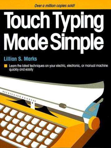 Book cover of Touch Typing Made Simple