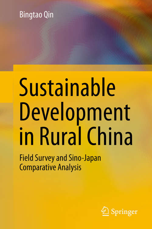 Book cover of Sustainable Development in Rural China