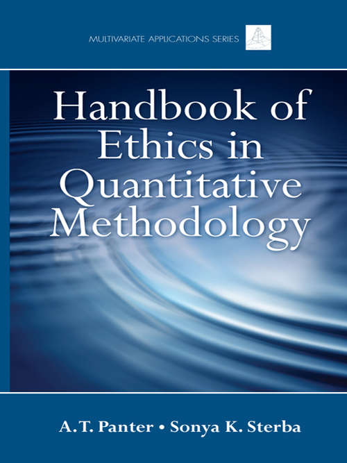 Book cover of Handbook of Ethics in Quantitative Methodology (Multivariate Applications Series)
