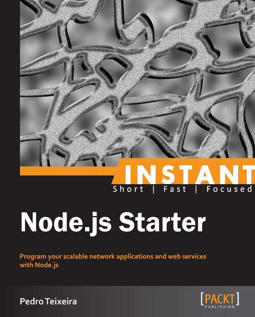 Book cover of Instant Node.js Starter