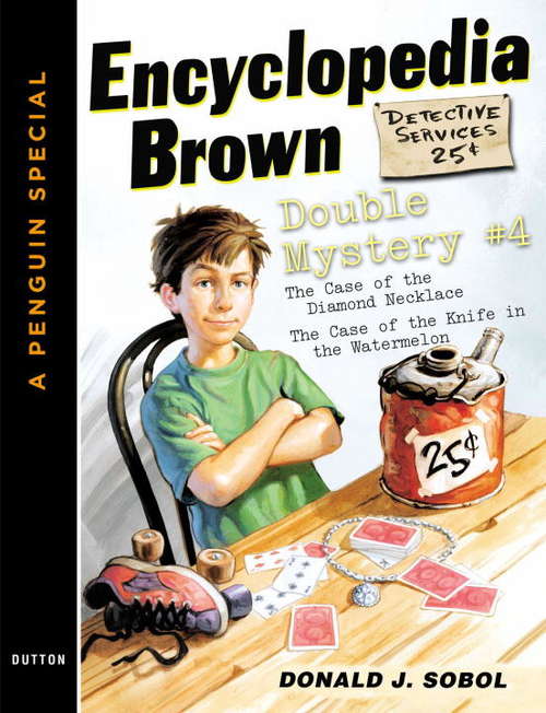 Book cover of Encyclopedia Brown Double Mystery #4