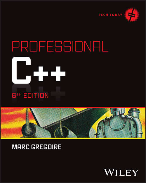 Book cover of Professional C++ (6) (Tech Today)