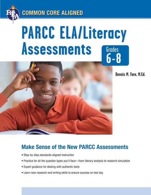 Book cover of Common Core: PARCC ELA/Literacy Assessments, Grades 6-8 (Common Core State Standards)