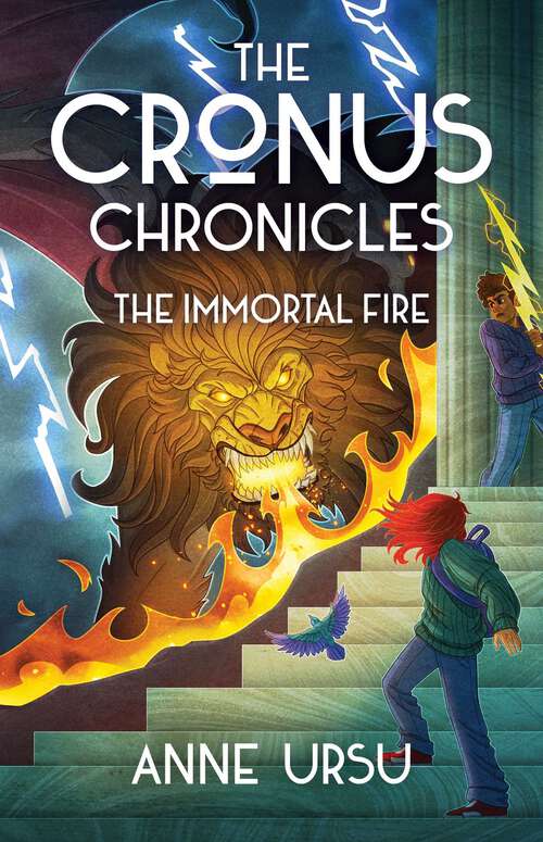 Book cover of The Immortal Fire (The Cronus Chronicles #3)