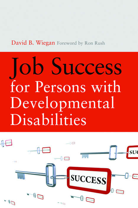 Book cover of Job Success for Persons with Developmental Disabilities