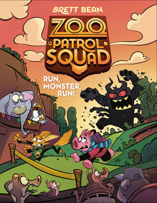 Book cover of Run, Monster, Run! #2: A Graphic Novel (Zoo Patrol Squad #2)