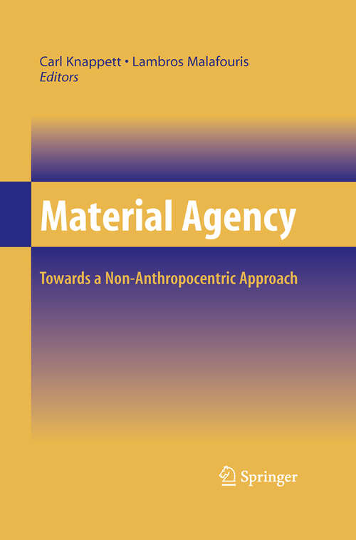 Book cover of Material Agency