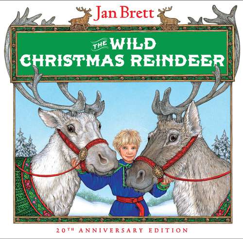 Book cover of The Wild Christmas Reindeer