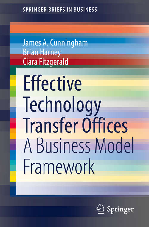 Effective Technology Transfer Offices: A Business Model Framework (SpringerBriefs in Business)
