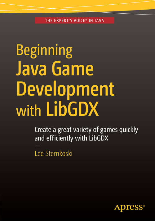 Book cover of Beginning Java Game Development with LibGDX